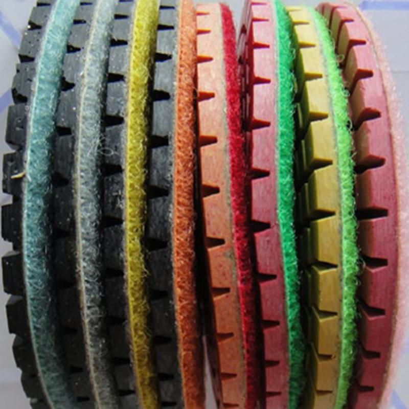 Stone Processing Flexible Wet Use Diamond Polishing Pads