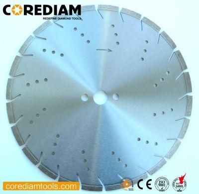 Lasered Concrete Cutting Blade with Tilted Slot/Diamond Tools/Cutting Disc