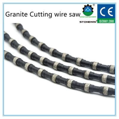 Power Cutting Tool Diamond Plastic Wire Saw for Granite Cutting