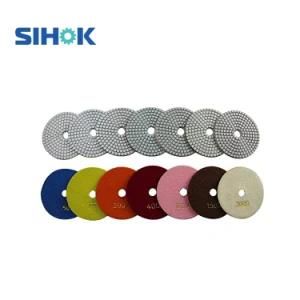 4 Inch 100mm Diamond Polishing Disc, Polishing Abrasive Pad for Angle Grinder