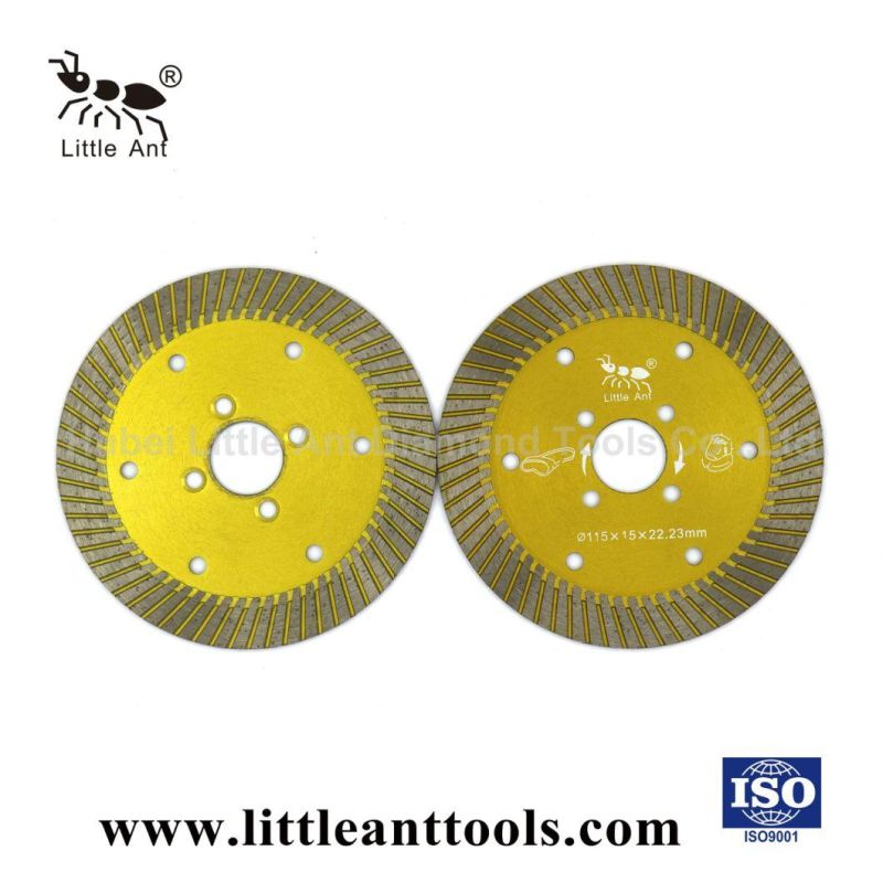 114mm Hot Sale Yellow Marble Granite Diamond Turbo Saw Blade