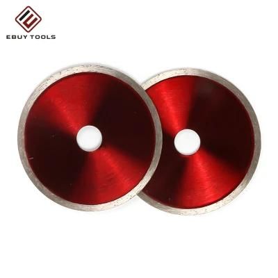 4.5 Inch Wet Cutting Continuous Diamond Saw Blade Cutting Disc with for Granite/Concrete/Block