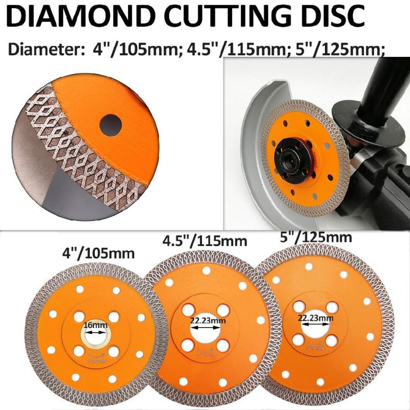 Hot Pressed Sintered X Mesh Turbo Diamond Blade