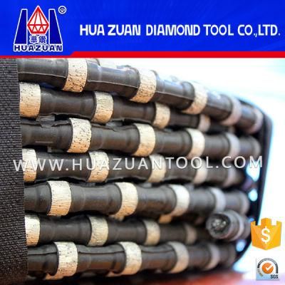 Rubber 11.5mm Diamond Wire Saw for Granite Marble Cutting