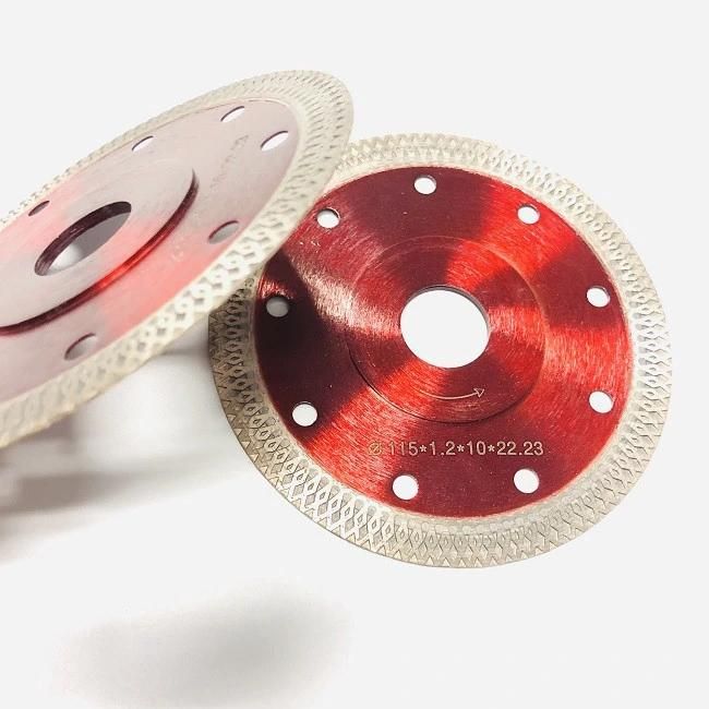 Thin Blade 4.5 Inch 115mm Turbo Segment Diamond Ceramic Cutting Saw Blade