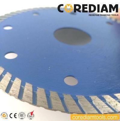 5inch/105mm Sinter Hot-Pressed Turbo Saw Blade for Stone Cutting Premium Level