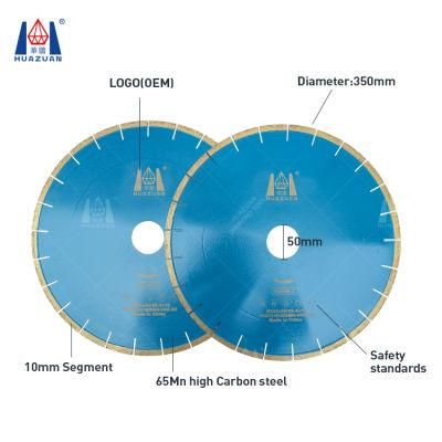 Fishhook J Slot D350mm Diamond Cutting Tool Marble Saw Blade