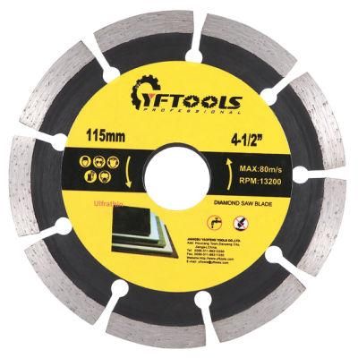 115 mm Diamond Segmented Saw Blade for Cutting Marble Granite