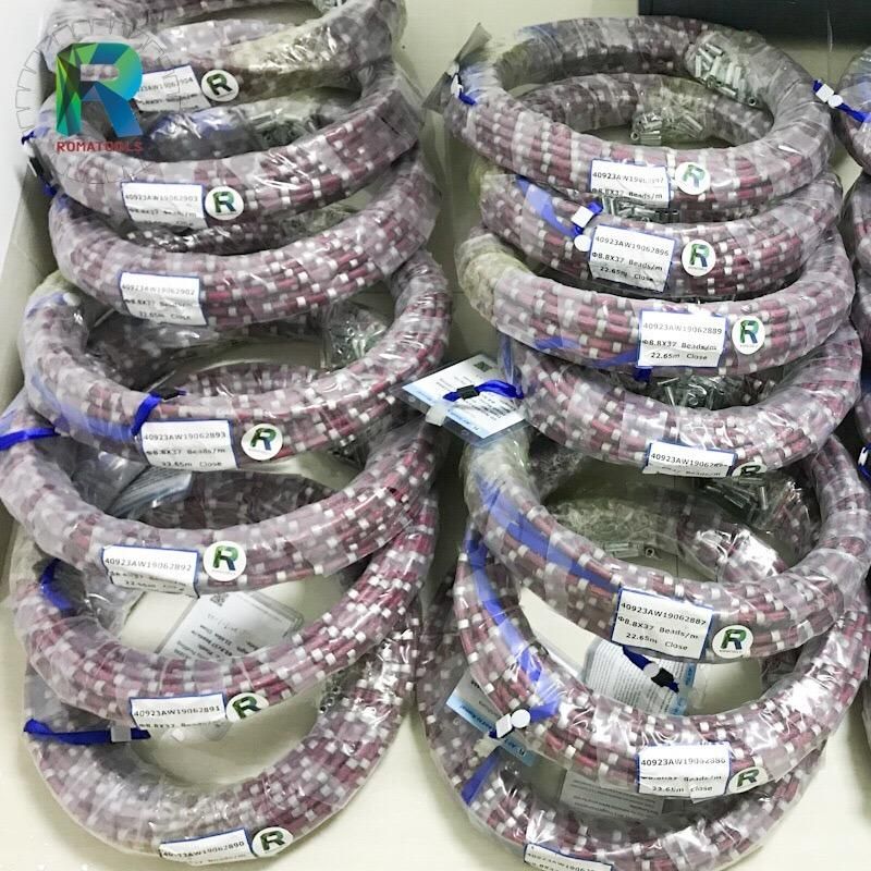 8.8mm Closed Loop Diamond Wire for Cold Springs Granite Cutting in North American Market From Romatools