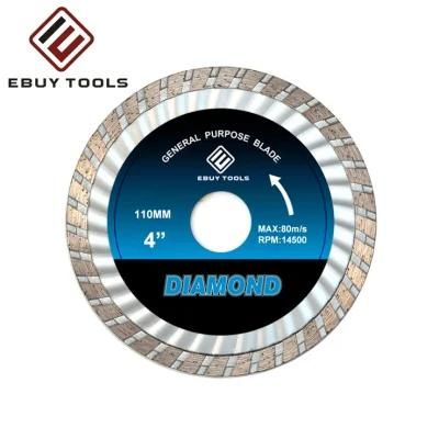 Turbo Wave Diamond PCD Saw Blade Circular Cutting Blade for Ceramic Marble Concrete