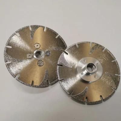 125mm Electroplated Diamond Marble Cutting Disc Coated Saw Blade for Marble Cutting with M14 Flange