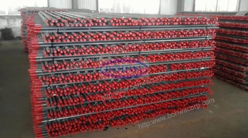 Taper Threaded Extension Drill Rod for Rock Drilling