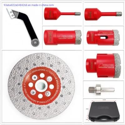 M14 Boxes (6/8/25/35/50/115mm grinding discs/Seam cleaner) Vacuum Brazed Diamond Drill Core Bits Sets Hole Saw