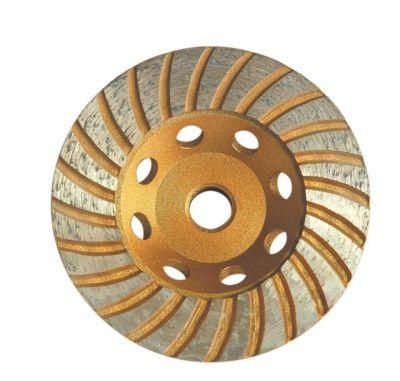 Diamond Grinding Wheel, Circular Saw, Turbo Grinding Wheel with Thread 4.3&quot;