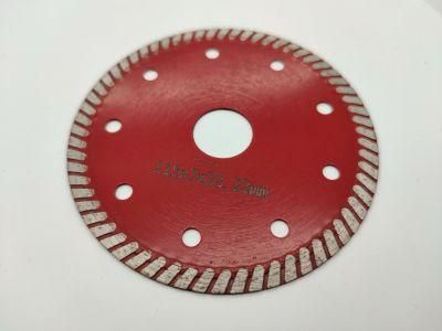 Fast Cutting Speed Diamond Turbo Cutting Disc for Stone, Tile Cutting with Small Cutting Gap