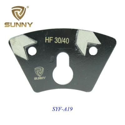 Syf-A19 Double Arrow Trapezoid Concrete Diamond Grinding Disc