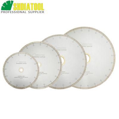 200mm-300mm Hot-Pressed Premium Continue Rim Diamond Saw Blade with Hook Slot Lower Noise