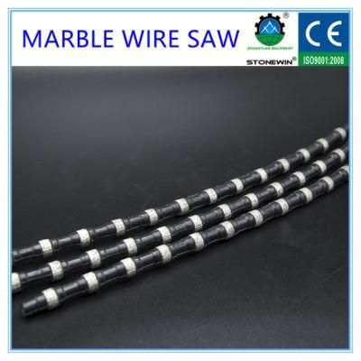 Effective Profitable Stone Cutting Diamond Wire Saw for Marble Quarrying with Spring Coating