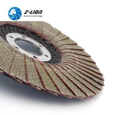 5&quot; Diamond Abrasive Stone Concrete Flap Disc for Grinding and Polishing