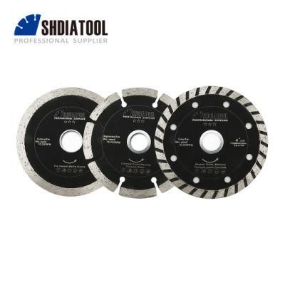 3pieces/Set Diamond Saw Blades Kit Continue/Segmented/Turbo Rim