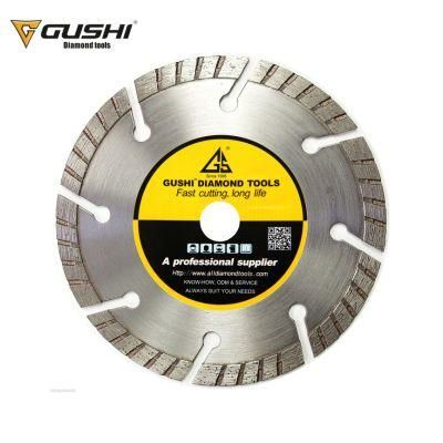 High Quality 125mm Brazed Diamond Cutting Disc Saw Blade for Concrete Marble Cutting