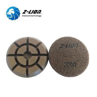 Diamond Metal Filling Resin Bond Transitional Polishing Pad for Concrete Floor Terrazzo Floor Zl-16km