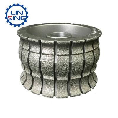 Vacuum Brazed Diamond Marble Edge Hand Profile Wheel Electroplated Diamond Grinding Wheel